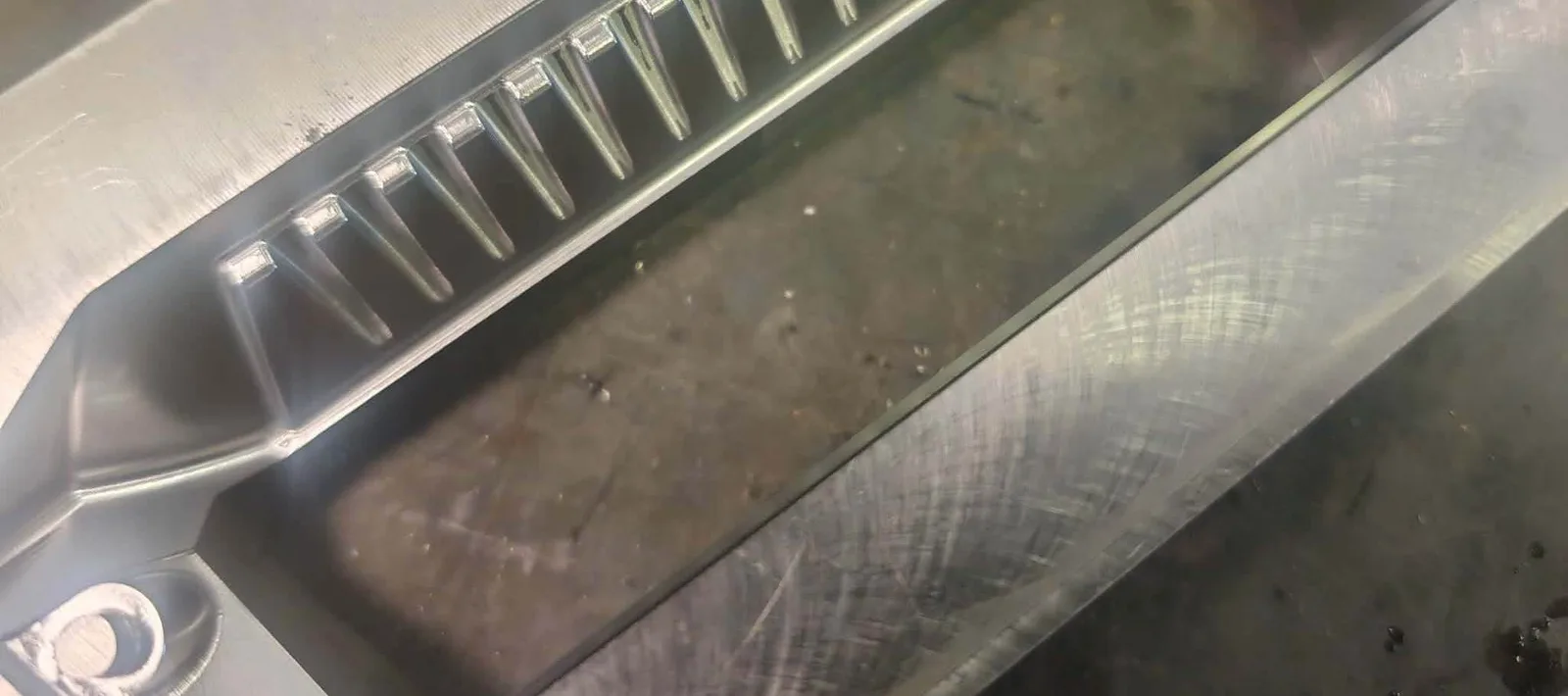 A product housing detail — CNC machining